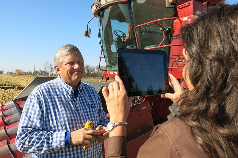 Thumbnail: Bill Northey with Cindy Hall.
